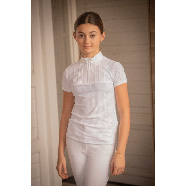 Polo EDEN BY PL Florence mesh Blanco