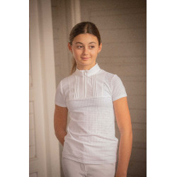 Polo EDEN BY PL Florence mesh Blanco