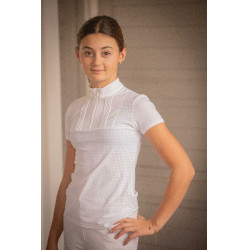 Polo EDEN BY PL Florence mesh Blanco