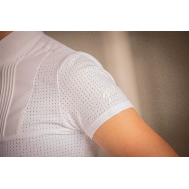 Polo EDEN BY PL Florence mesh Blanco