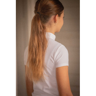 Polo EDEN BY PL Florence mesh Blanco