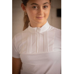 Polo EDEN BY PL Florence mesh Blanco