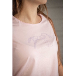 Camiseta Pénélope Iconic Strass Rosa