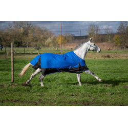 Cobertura Equithème Tyrex Aisance 1200D Azul real Cobertura Equithème Tyrex Aisance 1200D Azul real