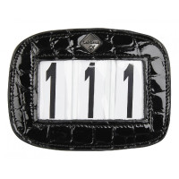 Porta números para mantillas LeMieux Cocodrilo negro Porta números para mantillas LeMieux Cocodrilo negro