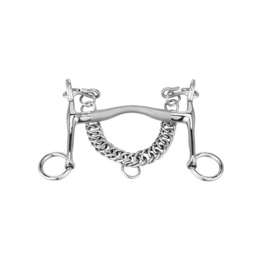 Filete para cabezada SPRENGER Satinox con camas cortas