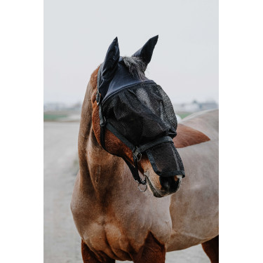 Cabezada + máscara Equithème Negro