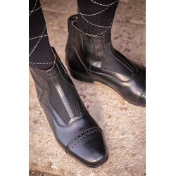 Botines PENELOPE Celeste Negro