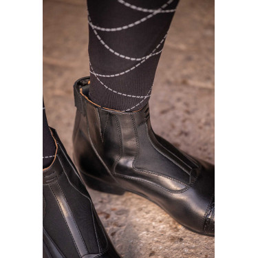 Botines PENELOPE Celeste Negro