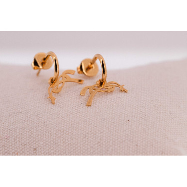 Pendientes PENELOPE Léonie Dorado Oro