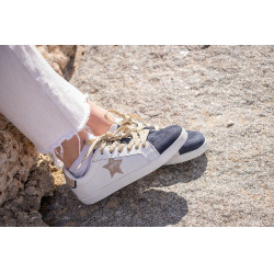 zapatillas Penélope Neptune Blanco / marino