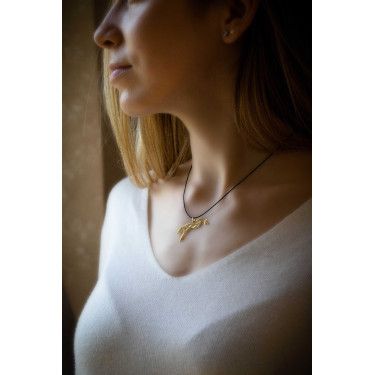 Collar Pénélope Eugenia Dorado Oro Collar Pénélope Eugenia Dorado Oro