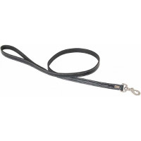 Correa de perro cosido T de T Negro / blanco Correa de perro cosido T de T Negro / blanco