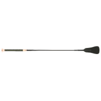 Cravache Whip & Go Soft picot Negro / verde