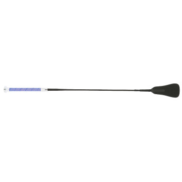 Cravache Whip & Go Soft picot Negro / azúl rey