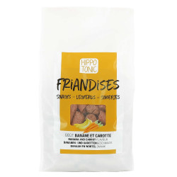 Hippo-Tonic caramelos para caballos con sabor a plátano y zanahoria