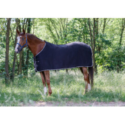 Manta polar Riding World Negro / Gris