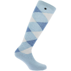 Calcetines Equi-Theme Argyle señora Azul cielo / azul