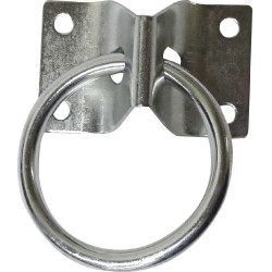 Anilla de amarre sobre placa para atornillar