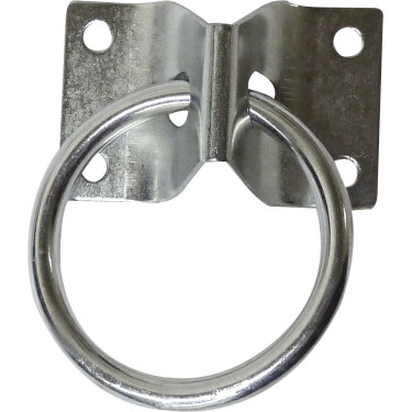 Anilla de amarre sobre placa para atornillar