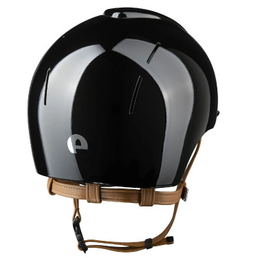 Casco Kep Smart Nova metal pulido con barboquejo beige Casco Kep Smart Nova metal pulido con barboquejo beige