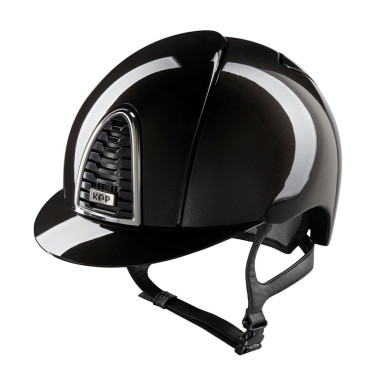 Casco Kep Cromo 2.0 Shine negro visera estándar