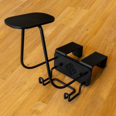 Gancho adicional Grooming Deluxe porta casco Negro
