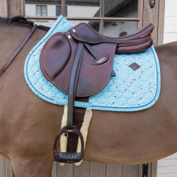 Manta de salto Velvet pata de gallo Kentucky