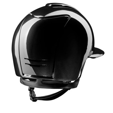 Casco Kep Cromo 2.0 shine negro visera polo