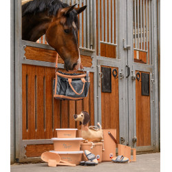 Cepillo Waldhausen Flex crin de caballo Melocotón Rosa