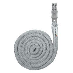 Cuerda de atar Waldhausen Plus con mosquetón antiespanto Gris cromo