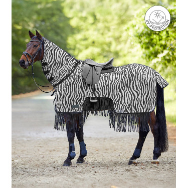 Camisa antimoscas Waldhausen con flecos Zebra