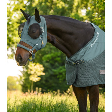 Máscara antimoscas Waldhausen Puck Verde pino