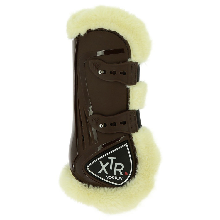 Protectores de tendón abotonadas Norton XTR de borreguillo sintético Protectores de tendón abotonadas Norton XTR de borreguillo sintético