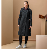 Abrigo trench de equitación Horseware AA Isabella para mujer Negro