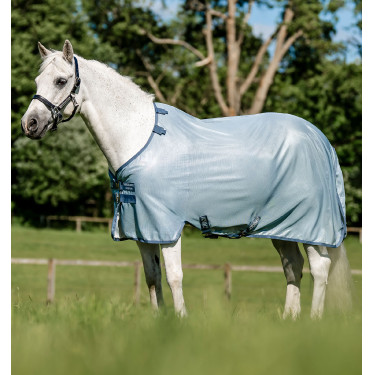 Camisa antimoscas Horseware Amigo Bug Rug Pony Azul jaspeado / azul / plateado Camisa antimoscas Horseware Amigo Bug Rug Pony Azul jaspeado / azul / plateado