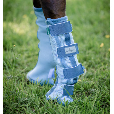 Guêtres anti-mouches Horseware por 2 Azul jaspeado / azul / plateado Guêtres anti-mouches Horseware por 2 Azul jaspeado / azul / plateado