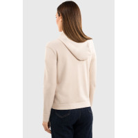 Sudadera con cremallera de punto Harcour Amelie Cacao Marr&amp;amp;amp;oacute;n