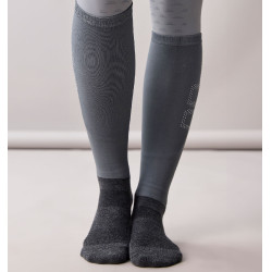 Calcetines de equitación Horseware Crystal Alessandro Albanese Pizarra plateada Gris Calcetines de equitación Horseware Crystal Alessandro Albanese Pizarra plateada Gris