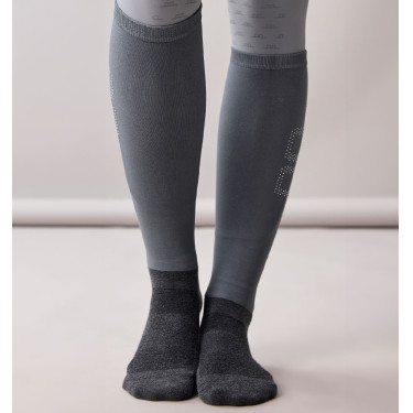 Calcetines de equitación Horseware Crystal Alessandro Albanese Pizarra plateada Gris Calcetines de equitación Horseware Crystal Alessandro Albanese Pizarra plateada Gris