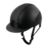 Casco de equitación Swing H24 Shine Negro mate