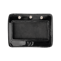 Números rectangulares de cuero charolado Waldhausen Negro
