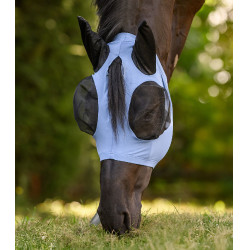 Máscara anti-moscas Waldhausen Puck Flex Azul pastel