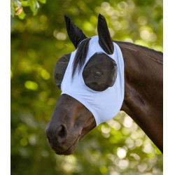 Máscara anti-moscas Waldhausen Puck Flex Azul pastel