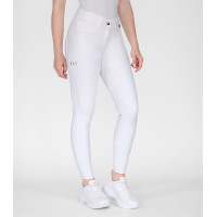 Pantalón de equitación ELT Comfort Ride con silicona Blanco