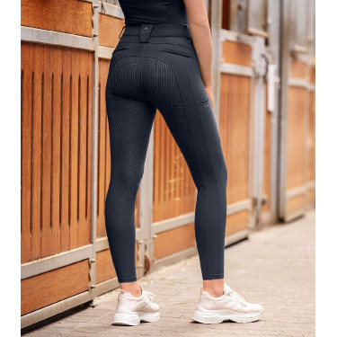 Pantalón de equitación ELT Comfort Ride con silicona Azul profundo