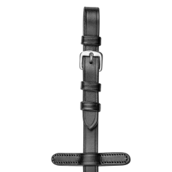 Riendas de goma Waldhausen con bandas de goma Negro Riendas de goma Waldhausen con bandas de goma Negro