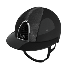 Casco Kep Cromo 2.0 Edición limitada Cortina visera polo Negro