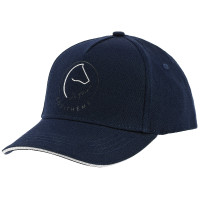 Gorra Je t'aime Equithème EK-Ponytail Marino Azul marino