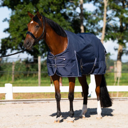 Manta de paddock Imperial Riding Basic sin cubrecuello 200 g Marino Azul marino